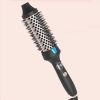 1.5 Inch Heated Brush Ceramic Curling Iron Volumizing Brush Heating Round Brush Travel Hair Curler Comb Professional Styling Round Brushes