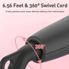 1.5 Inch Heated Brush Ceramic Curling Iron Volumizing Brush Heating Round Brush Travel Hair Curler Comb Professional Styling Round Brushes