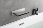 SHOWER Waterfall Waterfall Tub Faucet Wall Mount Tub Filler Spout For Bathroom sink Multiple Uses High Flow Bathtub shower Cascade Waterfall