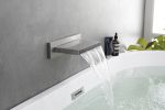 SHOWER Waterfall Waterfall Tub Faucet Wall Mount Tub Filler Spout For Bathroom sink Multiple Uses High Flow Bathtub shower Cascade Waterfall